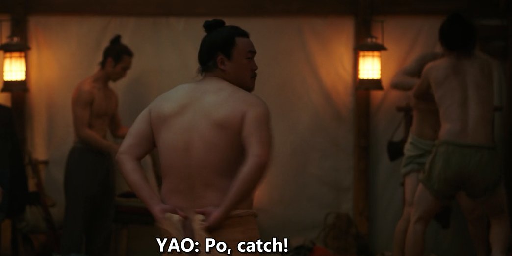 LING, YAO, AND PO ARE ALL HERE!!BUT I CAN'T TELL WHO IS WHO BECAUSE THERE ARE TOO MANY HALF-NAKED MEN!!!!