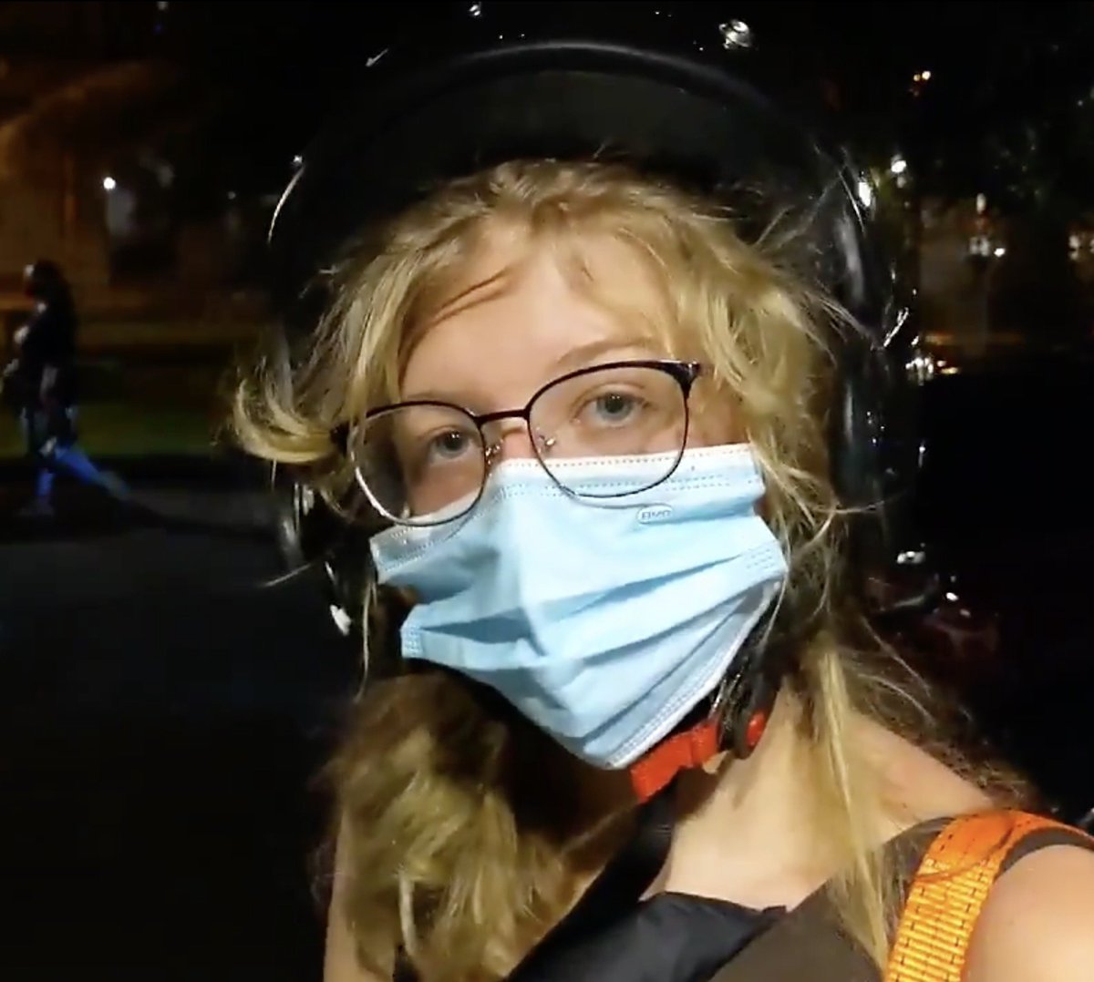 Arrested at Portland antifa riot:Ellen Bennington, 20: carrying a concealed weapon, resisting arrest & more. She was quickly bailed out. She works w/mental health patients at Cascadia Behavioral Healthcare  https://archive.vn/UpVfk Violet Porter, arrested again within 48 hours.