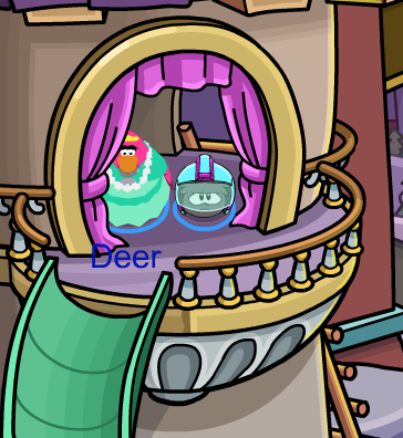 DeerNCP's tweet photo. a princess and her puffle <3 https://t.co/BsEKHZCz4Y