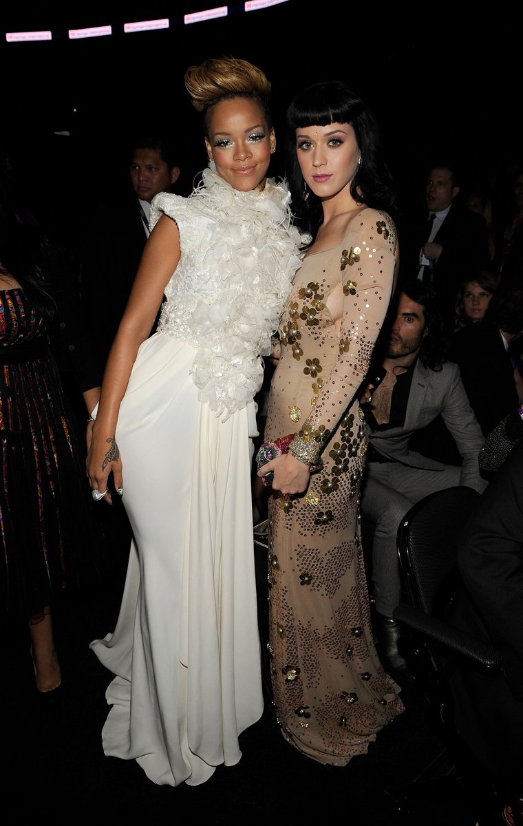 Rihanna & Katy at the GRAMMYS 