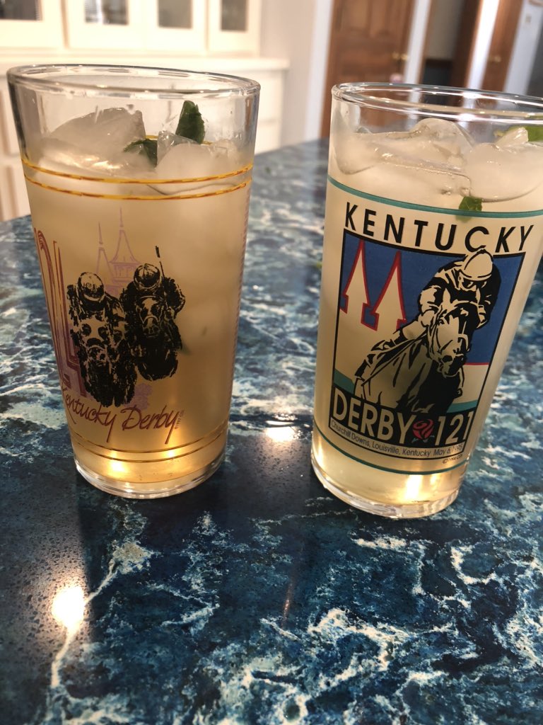 UshaReddiKS's tweet image. When your husband’s from Louisville you get the fringe benefit of enjoying a Mint Julep while you watch the Kentucky Derby.  🙂 #derby2020
