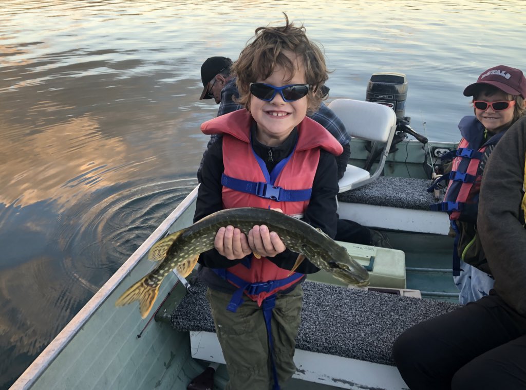 JeffPoppel's tweet photo. Had a great day out fishing at Lake of the Prairies. Boys all caught their fill of fish. Noah finally got his first of the year... followed by a few more! Nice weather and great fishing. Good way to wrap up the summer break. https://t.co/ppWnqDmDvN