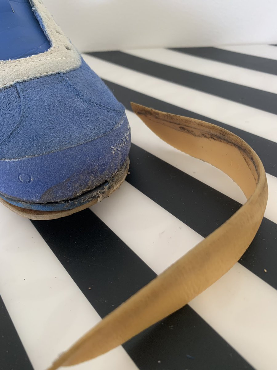 soleworx's tweet photo. Toe guards replaced. https://t.co/pkWF0A0Lds