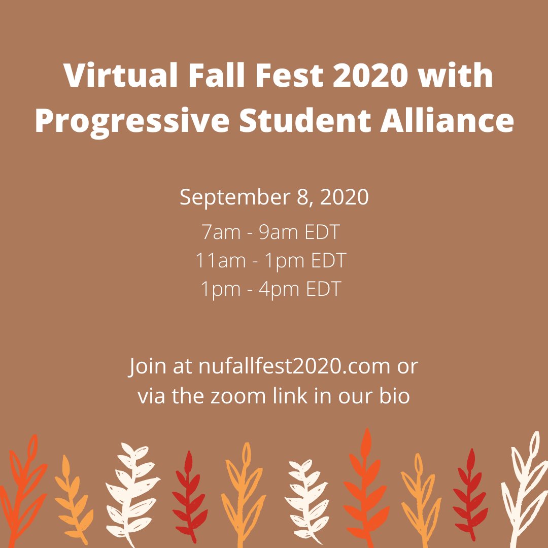 Come learn more about PSA at NU's Fall Fest this upcoming Tuesday on September 8th. Tune in any time you can between 7am-9am or 11am-4pm and we'll be there. We hope to see you soon! If you can't make it, you can always email us at neu.psa@gmail.com.