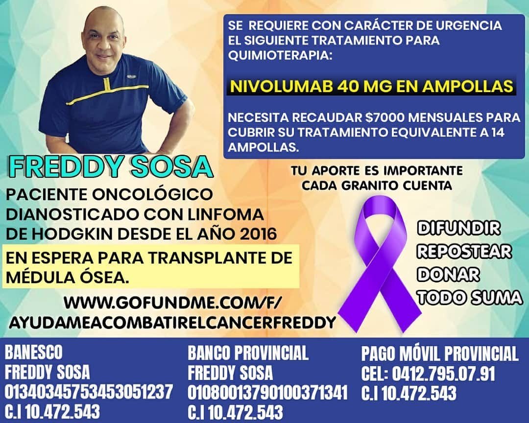 sosamayra's tweet photo. @soyfreddysosa #donacion #ServicioPublico #ayudaeconomica #cancer #linfomadehodgkin https://t.co/Gunh8NdfFL