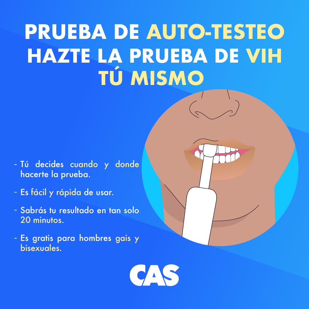 CAS_GT_'s tweet photo. La prueba de #VIH es importante para la salud sexual. Si eres #Gay o #Bisexual, tienes practicas de riesgo y no puedes acudir a un servicio de salud, pide la prueba de #Autotesteo a través de un MD. Nosotros te la enviamos a tu casa. Es fácil, segura Y GRATUITA. https://t.co/P5BKl0SC8H