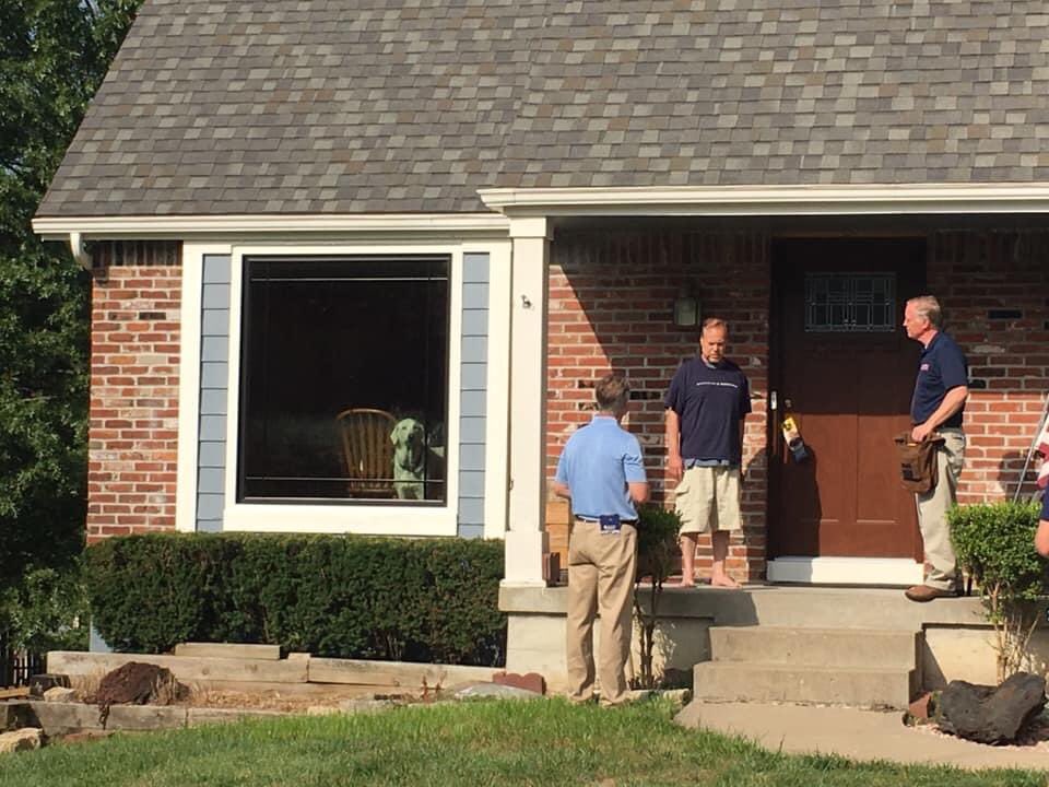 KSSenGOP's tweet photo. Senator Kevin Braun is an army veteran that is working hard for the people of Lansing, Leavenworth, Bonner Springs and Kansas city. Today he was joined by Dr. Marshall in talking to voters. Vote for veteran Kevin Braun on November 3rd! https://t.co/2u7WC090j5 https://t.co/rB8xr0MIWU