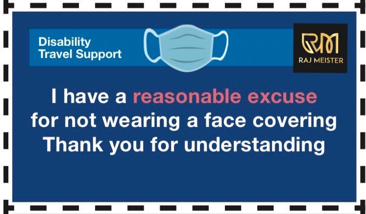 RajMeister's tweet photo. If you #DontWantToWearAFaceMask you don’t have to... #Protest like #Disobey legally. No #UK official can touch you of you print this off as it is, you’ll thank me later guys.
#FaceMask #COVIDIOTS #COVID19 #EndPrejudiceMedia #BoycottMulan #RM86 #SaturdayThoughts #SAFC #SmackDown https://t.co/nqSxdwFCO4