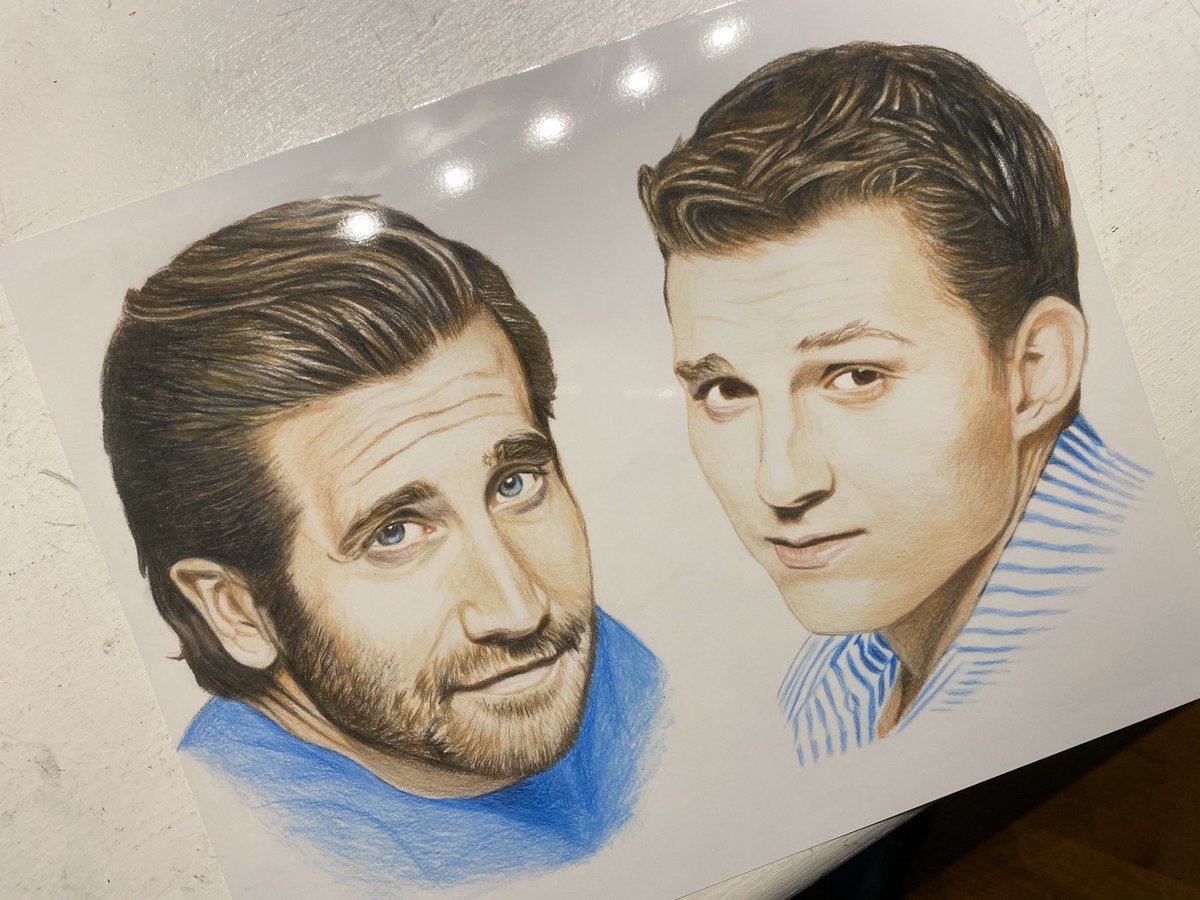 another tom and jake colored pencil drawing print - $25 (original not available)