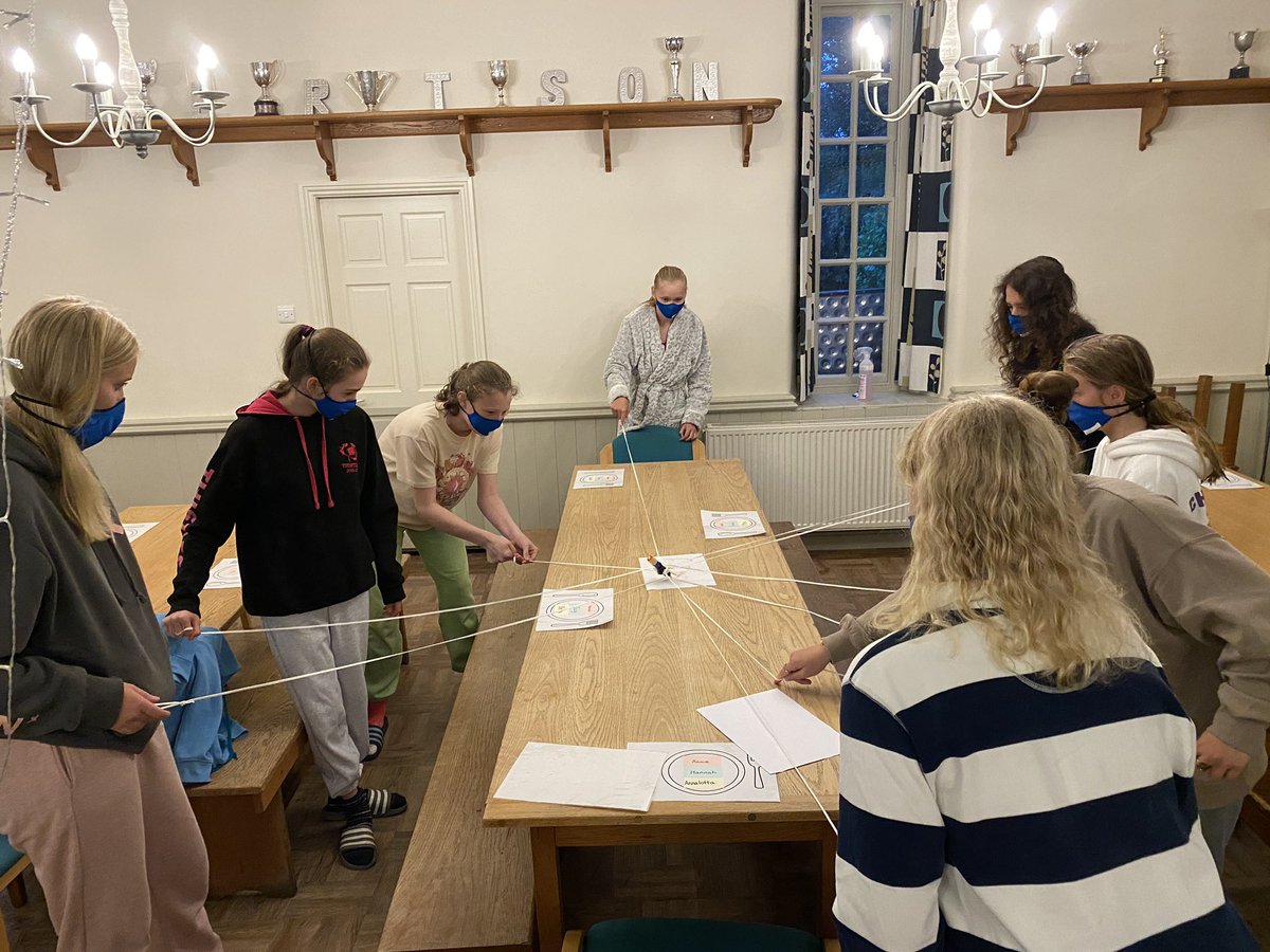 Robertson_Sed's tweet photo. Socially distant activities for our year 9 girls organised by our Prefects #puttingitintopractice #RobertsonReturns #SedberghReturns 💙⭐️🦋 https://t.co/qhNGaWpLGx
