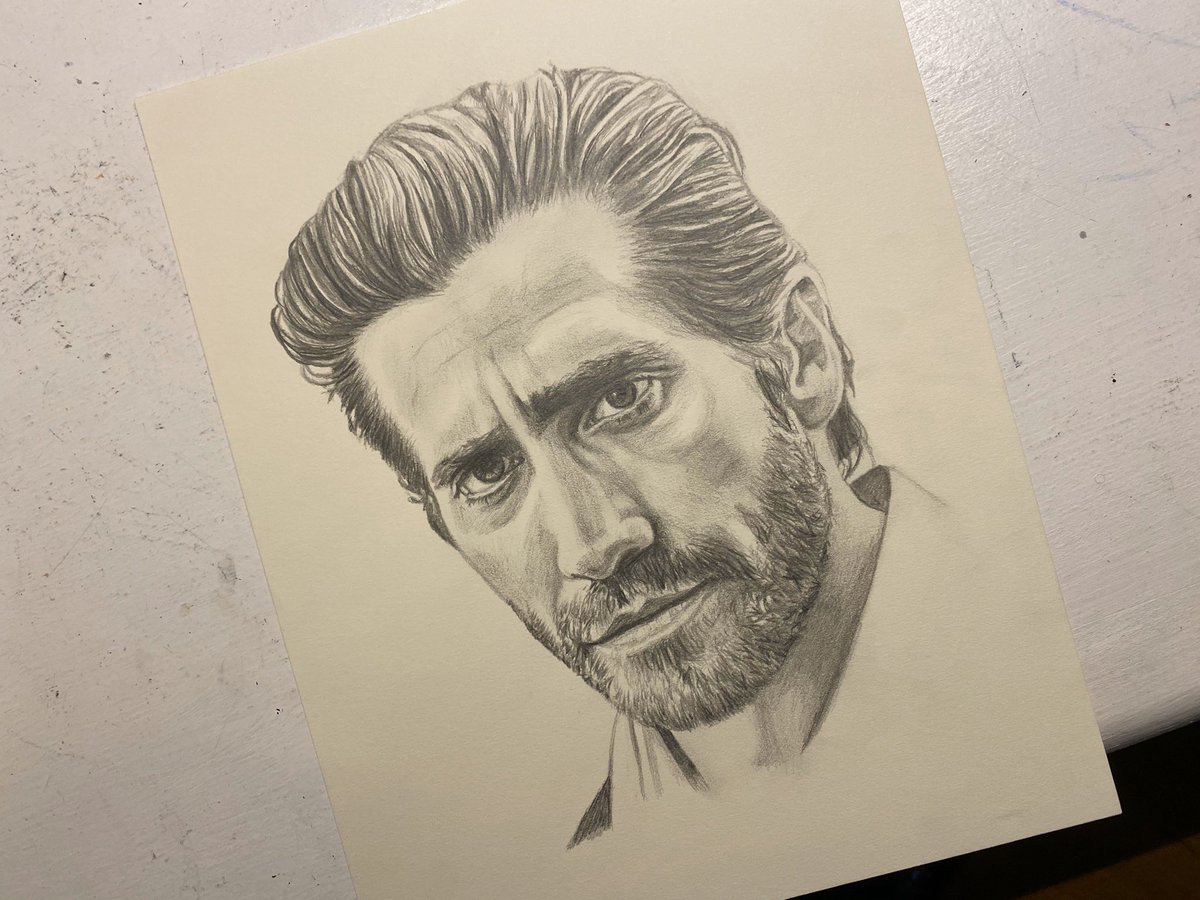 jake gyllenhaal graphite pencil drawing - $80