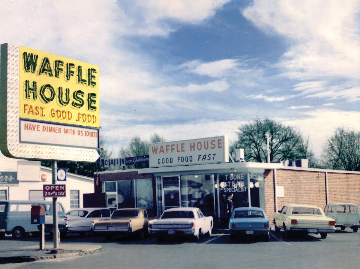 On this day 65 years ago Waffle House opened their doors for the first time in Avondale Estates, Georgia.