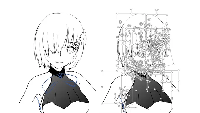 PowerPointで描くマシュ。5周年おめでとうございます #FGO5周年 