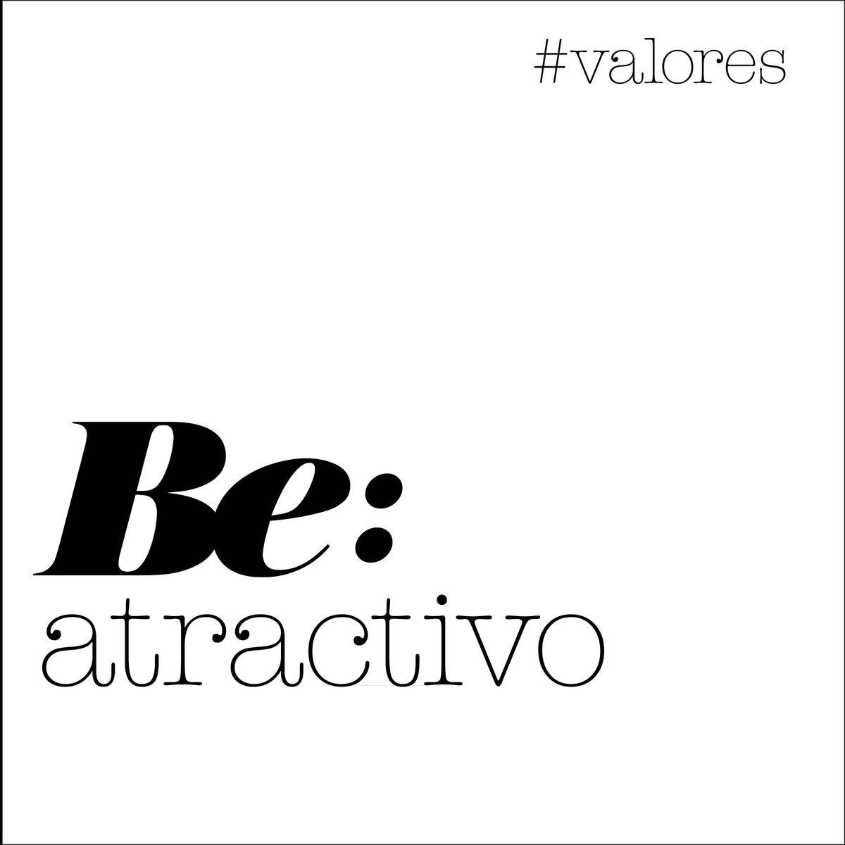 VALOR ATRACTIVO: Para ser físicamente atractivo o atractiva.
.
Definir tus valores esenciales es muy importante para tu crecimiento y desarrollo personal. "Tus valores te guían en tu comportamiento y en la toma de decisiones".⠀
.
#beanant #beplanner #Valores