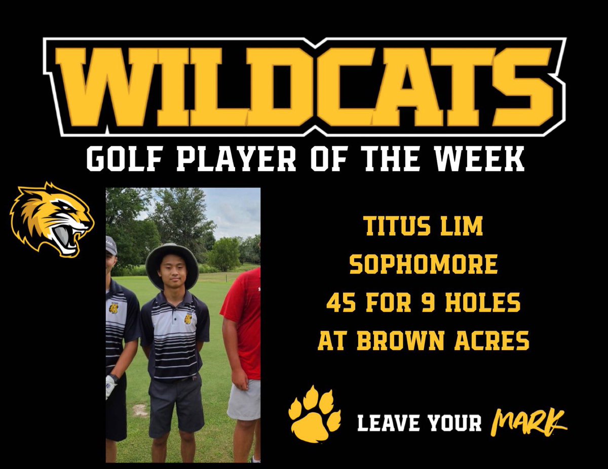 Congrats to Titus for player of the week! <a href="/Hixson_HS/">Hixson High School</a>  <a href="/hxhsprincipal/">Hixson High Principal</a>