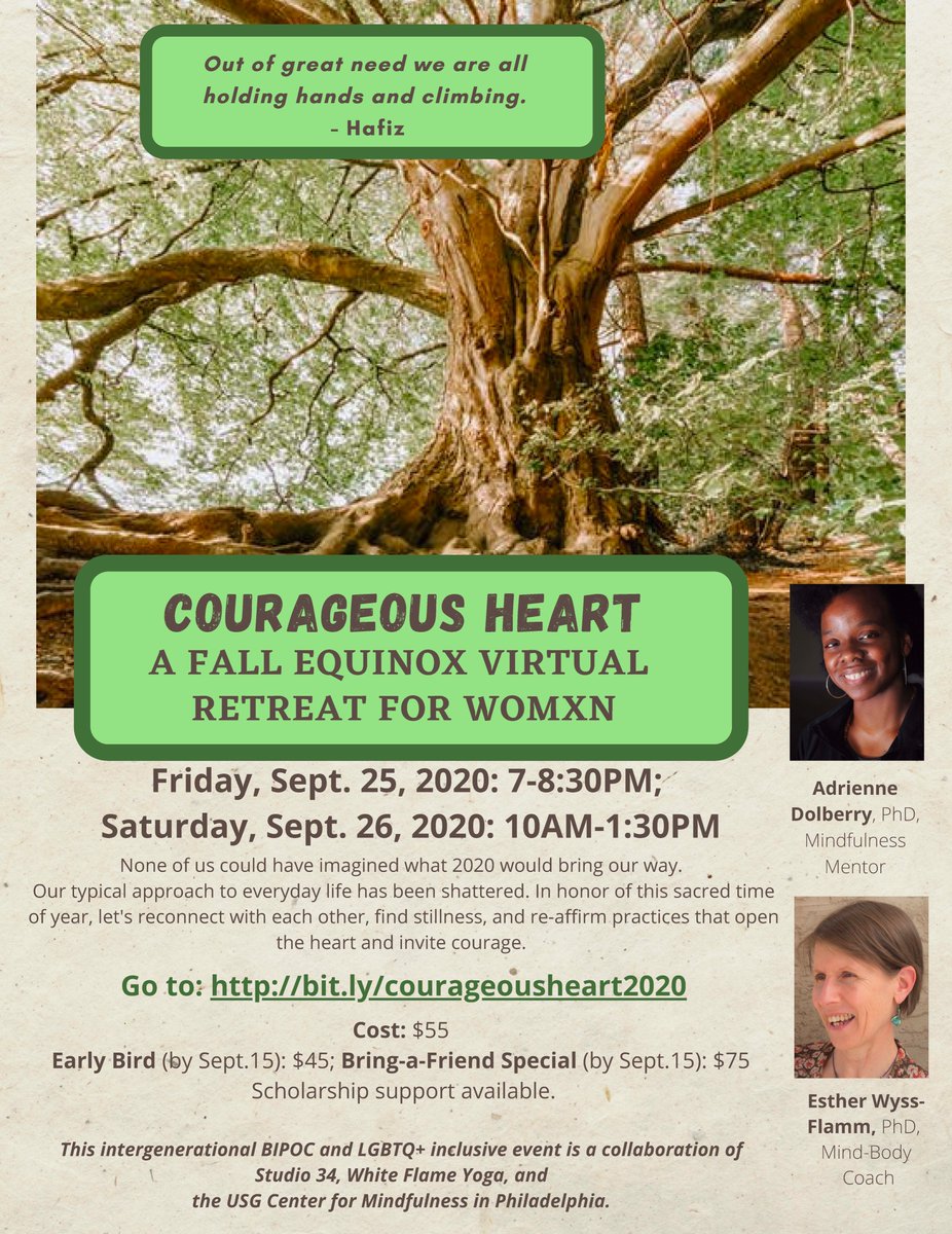 Studio34Philly's tweet photo. Join us for refreshing virtual retreat! Register at https://t.co/w77JfjTFzZ https://t.co/OzvctvZhe9