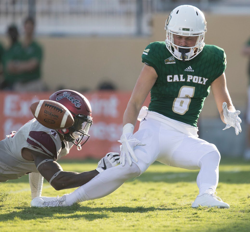 ColgateFB's tweet image. Each Saturday this fall, we will be sharing a few memories from our favorite game of that week from the last 20 years.

For Week 1, we’ve chosen 2017’s game vs. Cal Poly. We sprinted out to an early 17-0 lead and held on with a clutch PBU from @AbuDaramySwaray!