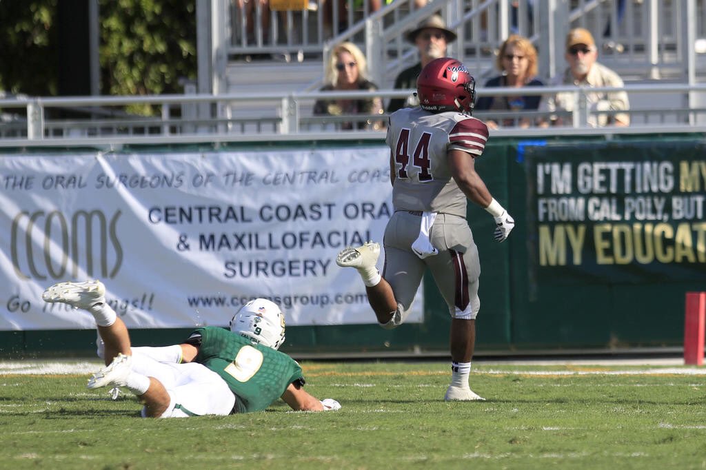 ColgateFB's tweet image. Each Saturday this fall, we will be sharing a few memories from our favorite game of that week from the last 20 years.

For Week 1, we’ve chosen 2017’s game vs. Cal Poly. We sprinted out to an early 17-0 lead and held on with a clutch PBU from @AbuDaramySwaray!