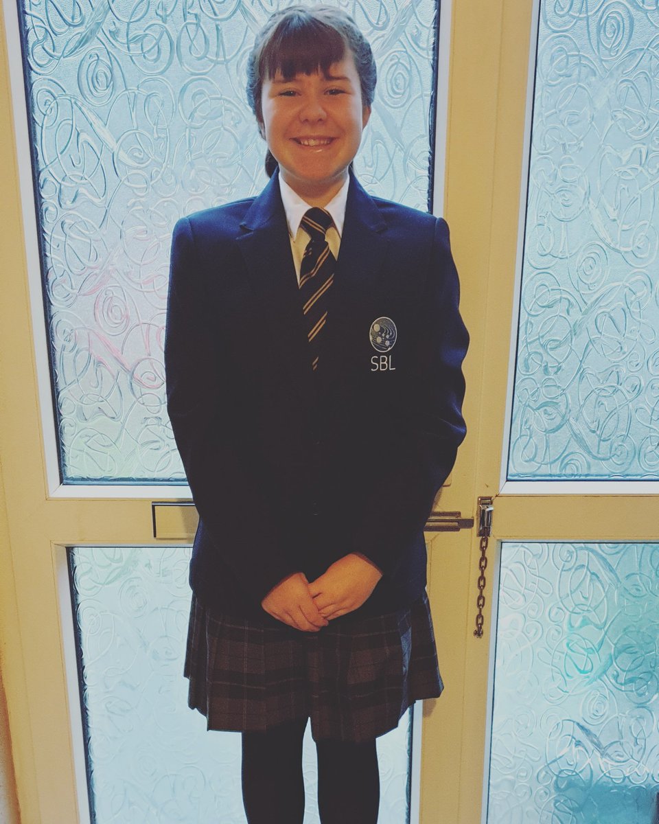 Aya's first day <a href="/SBLAcademy/">SBL Academy</a> 
Ready to take on the challenge of secondary school..