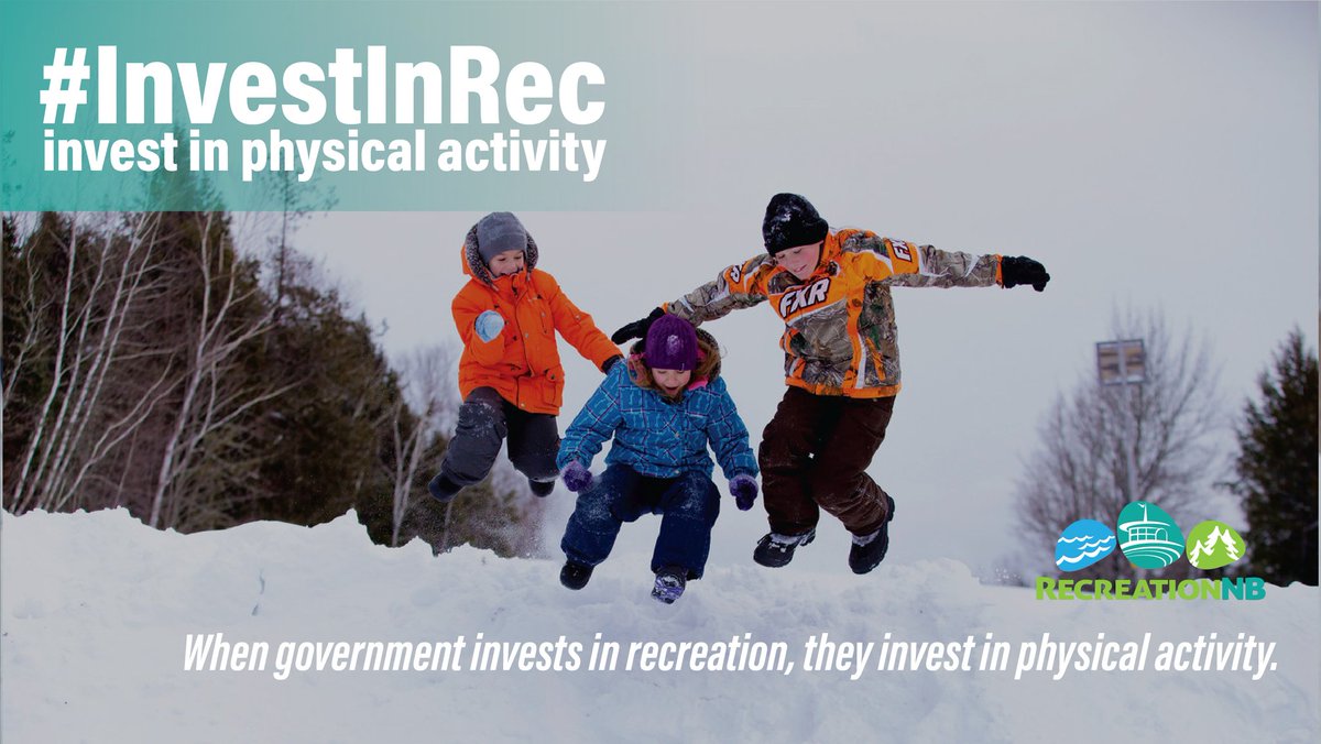 RecreationNB's tweet photo. An investment in recreation is an investment in physical activity. Studies show that individuals who live close to recreation services & amenities tend to have higher levels of physical activity. https://t.co/TwL1eyhkHO #nbpoli #investinrec #recandsportmatter #Nbelxn https://t.co/wKR316mqOb