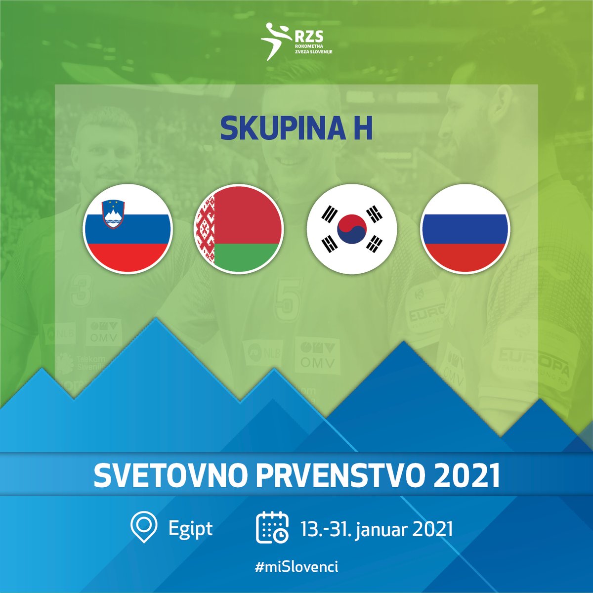 Moška reprezentanca je na žrebu med piramidami v Gizi dobila prve tekmece na januarskem SP. V skupini H se bo srečala z Belorusijo, Južno Korejo in Rusijo. V drugi del se bodo uvrstile tri najboljše reprezentance.🇸🇮🤾‍♂️

#miSlovenci #Egypt2021