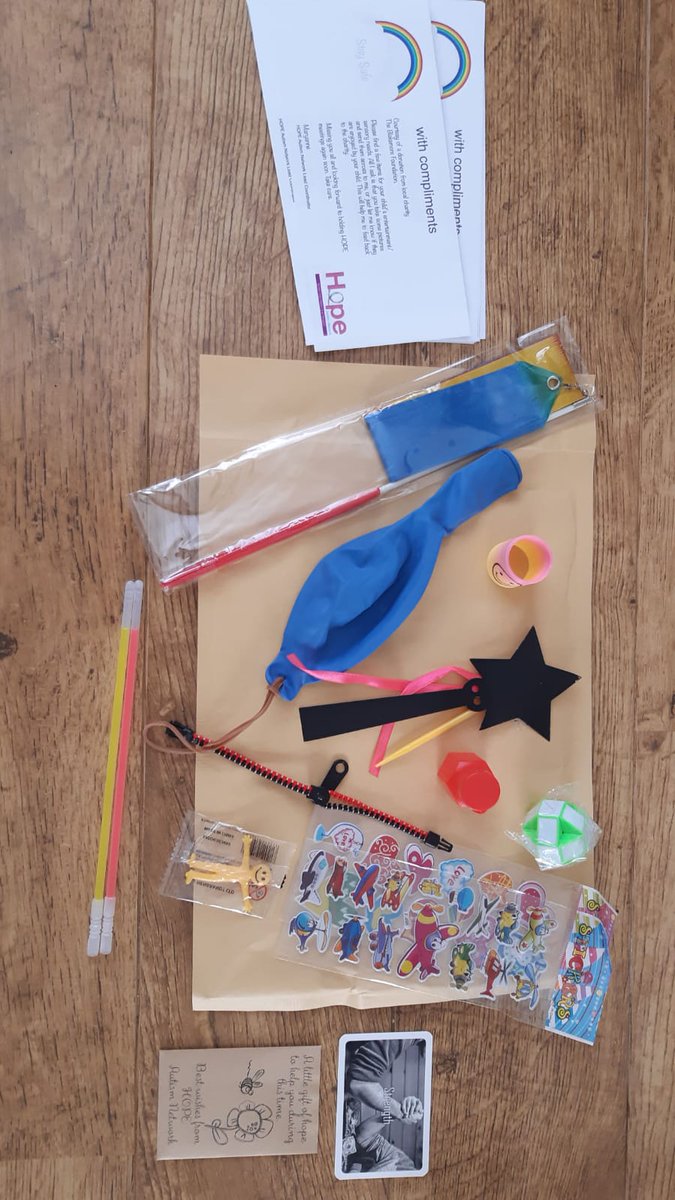 AutismNetwork's tweet photo. A sample of some of the goodies that HOPE families received, thanks to the donation from @AF_Blakemore . Greatly appreciated by the children and parents during lockdown. #Autism #givingback https://t.co/YVefkTl3RF