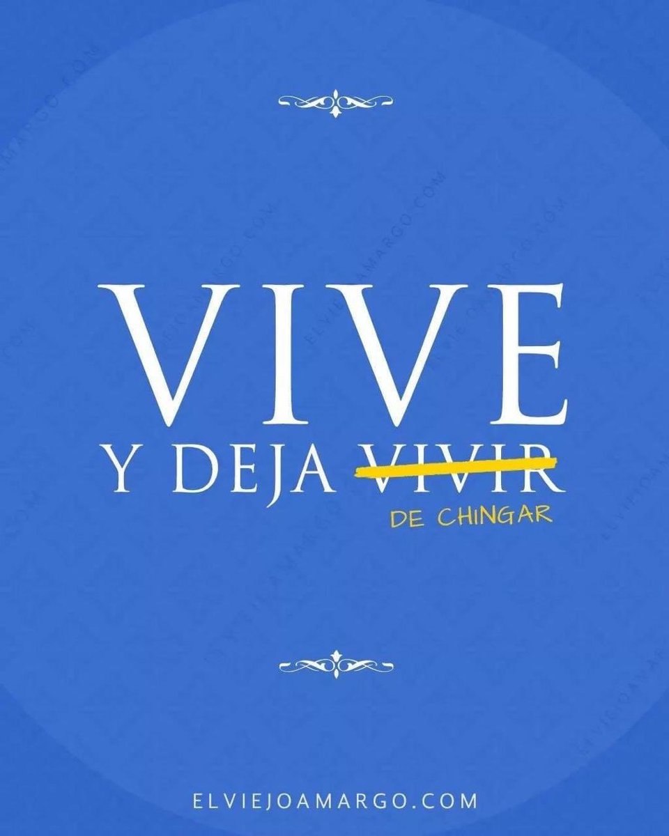 LicdaKarlita's tweet photo. Como filosofía de vida! Buen sábado para todos! #Vive #DejaDeChingar #SaturdayAfternoon https://t.co/AUmZfriI9r