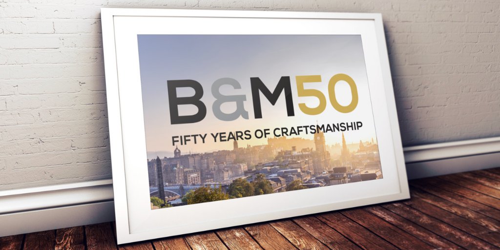 BandMJoiners's tweet photo. We have been going through a revamp of our business on various levels and our new 50 years logo sits at the heart of it. Also, look out for our new website...coming soon. #bandmjoiners #edinburghjoiners https://t.co/iWQNjQVTlJ