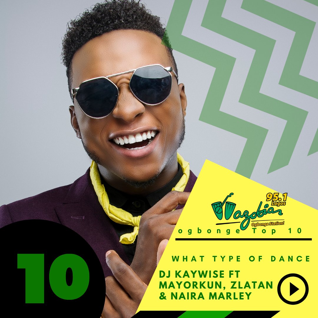 Wazobia_FM's tweet photo. Dis Nah #satideparipaSHOW with 
@TUALEBABA1

 #WAZOBIAFMTOPTEN #Num10 what type of dance @djKAYWlSE
Ft @IamMayorKun X @Zlatan_Ibile
X @officialnairam1 #satideparipaSHOW #SatideParipa #TopTen https://t.co/ZEPaapvImW