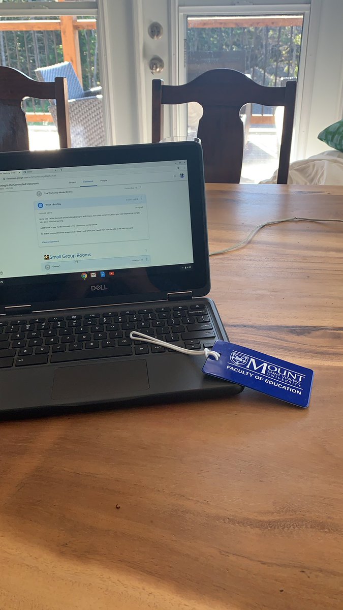 macpherr's tweet image. Great first class with @alreyner and the rest of the #msvu_tech cohort. Excited to get started and improve my tech skills in my classroom!