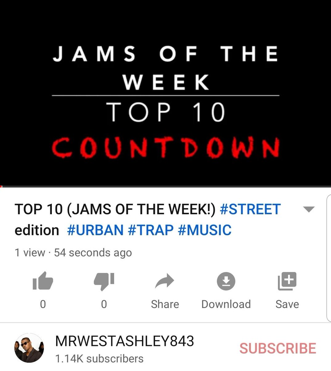 mrwestashley's tweet image. TOP 10 #HOOD #MUSIC #countdownapp #trapmusic
