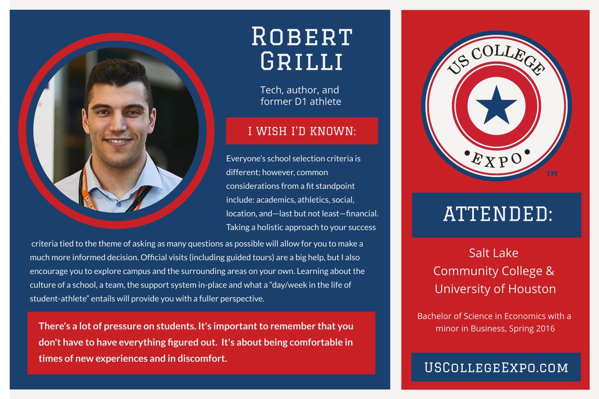 What ??? do you have for a #studentathlete, attending #privateschool or completing your #education in the US?  Robert Grilli will be joining us at Virtual PrepConnect Sept 19.  You'll be able to ask Robert questions as well as meet a variety of schools.   accelevents.com/e/u/checkout/p…