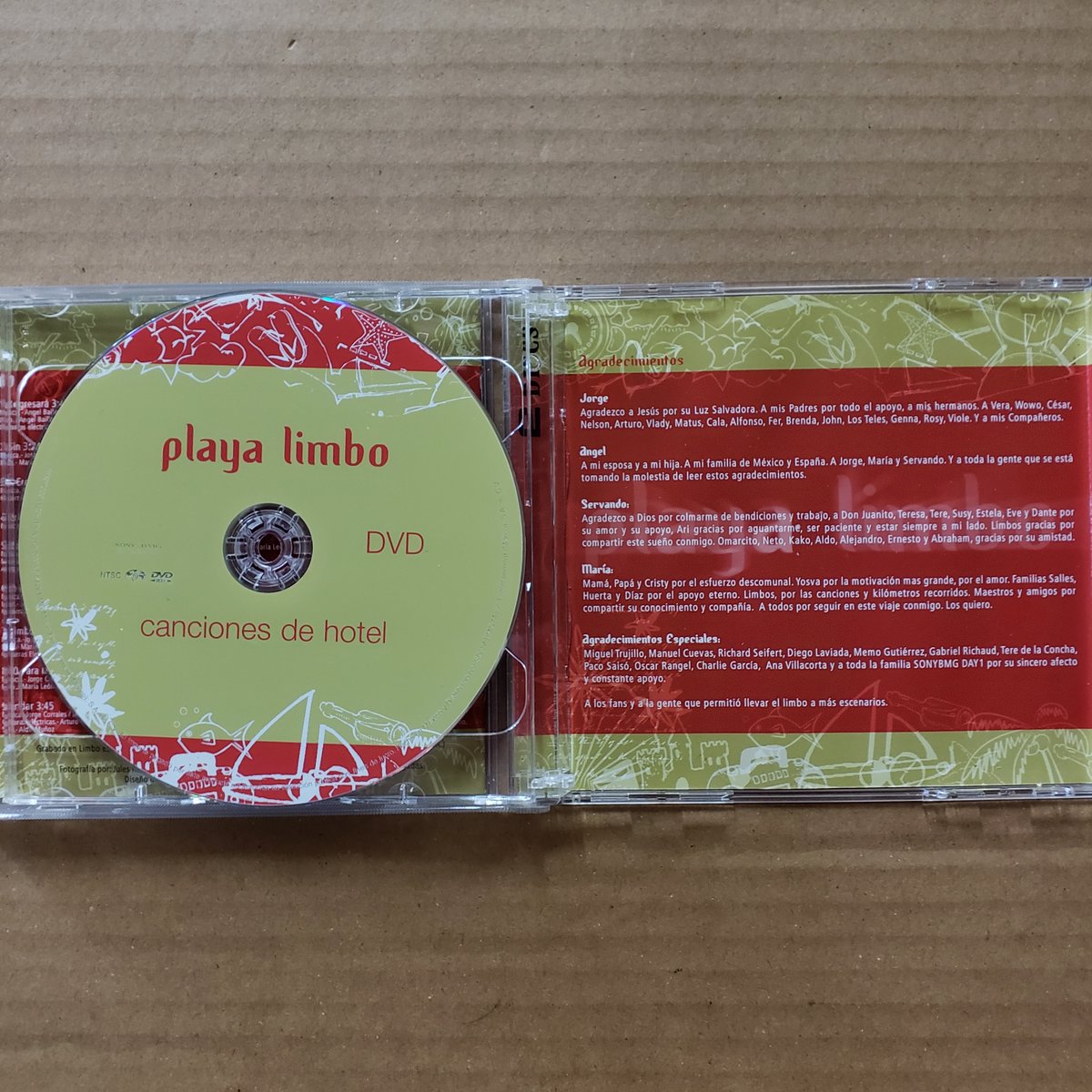 RevistasCDsYMas's tweet photo. @playalimbomusic Canciones De Hotel CD+DVD 

CÓMPRALO AQUÍ 👉https://t.co/DShjByuP63

#PlayaLimbo #CancionesDeHotel #Elecodetuvoz #10paralas10 #eltiempodeti #maríaleón https://t.co/mjXiPO0ucU
