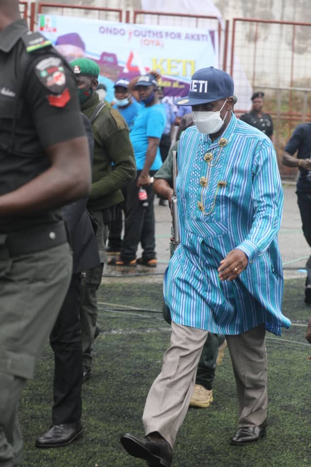 ChibuikeAmaechi's tweet photo. At the APC campaign flag-off in Ondo State today, for the re-election of Governor Rotimi Akeredolu. Vote wisely, Vote APC! https://t.co/2B6TwoWHDT