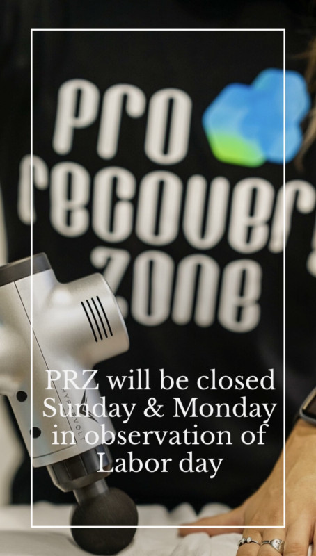 PRZ will be closed Sunday and Monday in observation of Labor Day. Everyone enjoy your holiday weekend and we will see you back here on Tuesday!