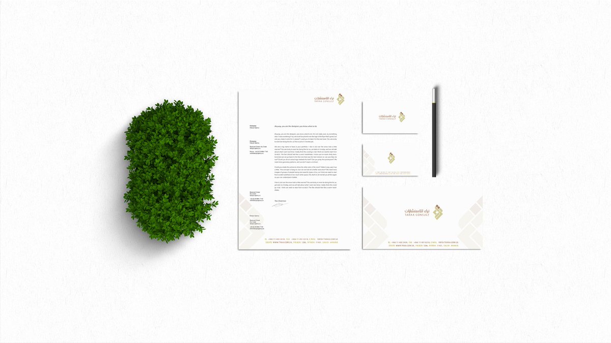 CreativeWay20's tweet photo. Special visual identity package made for Tara'a Consulting Co. in Saudi Arabia.  

Our Behance: https://t.co/ckFBzhWzOL

#كورونا #خليك_بالبيت #uidesign #السعودية #LogoDesign #GraphicDesign #translation #Creative #تصميم #MODERN #coronavirus https://t.co/soA2as06o4