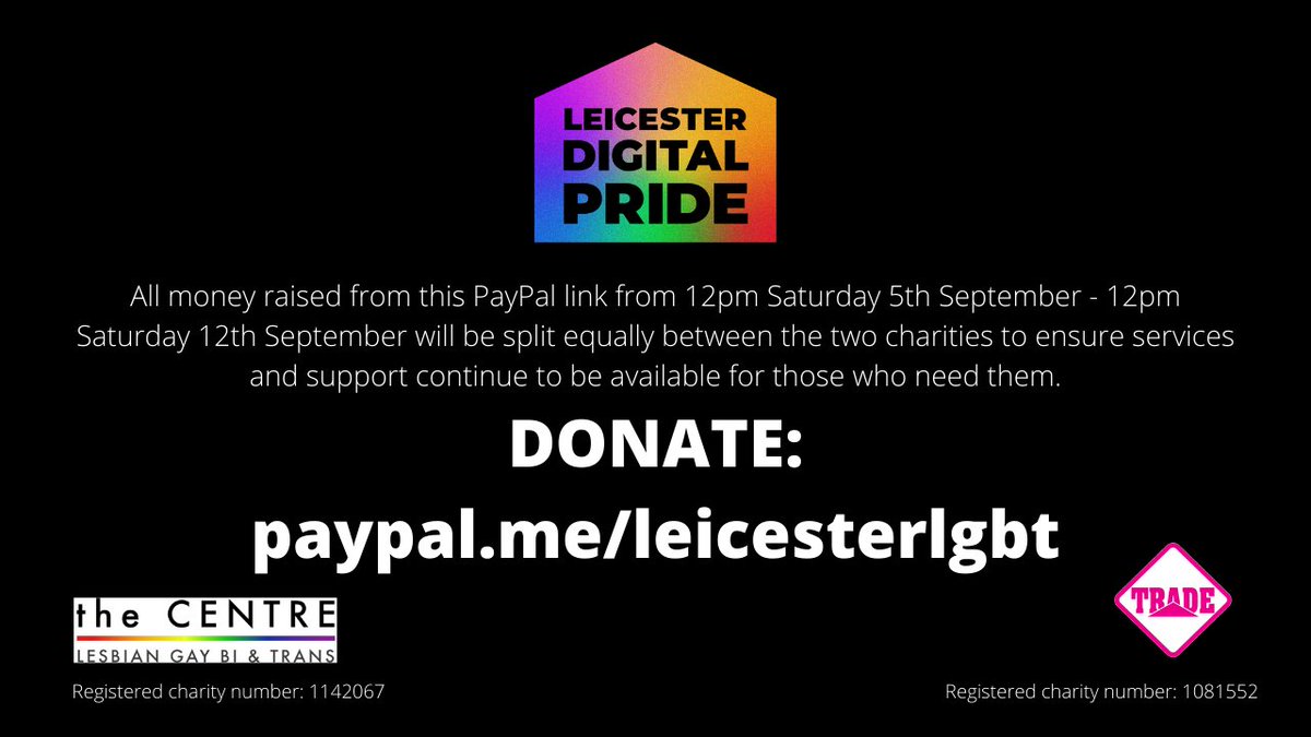 LeicsDigiPride's tweet photo. That's your lot for today! Thanks so much for joining us! It's been a blast and we're so lucky to be part of such a vibrant community. All the content is still available on Facebook and YouTube so make sure to check out anything you missed, and don't forget you can keep donating! https://t.co/Re6y1ObaWN