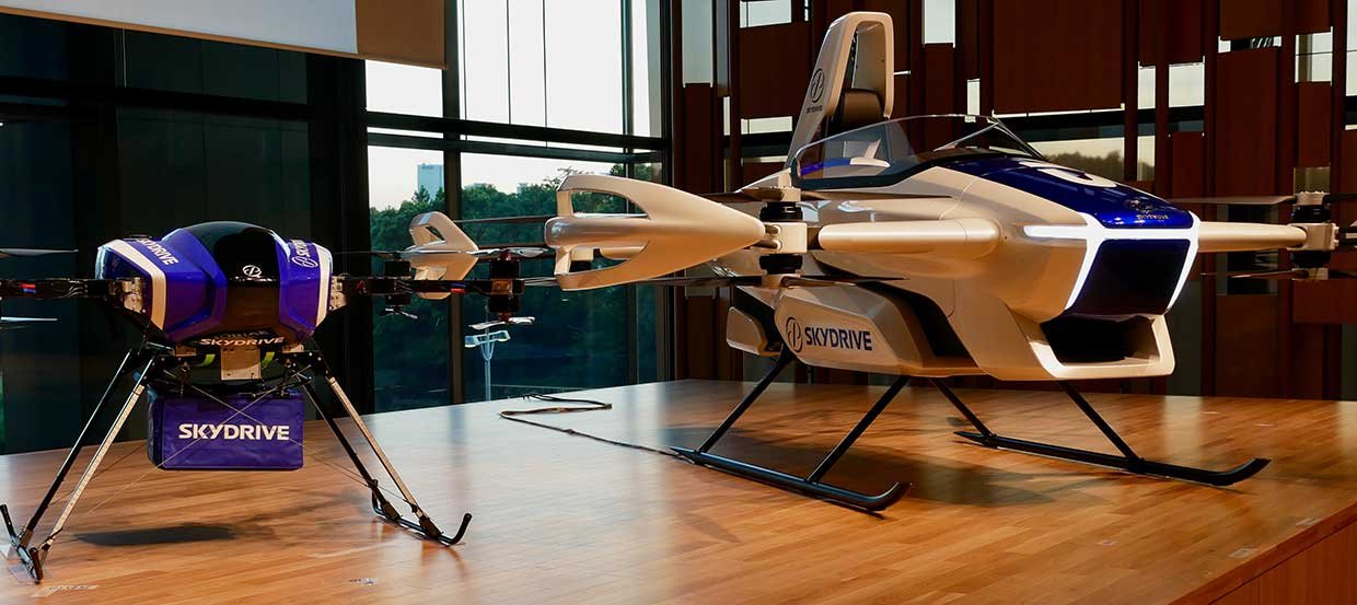 Andy Lynch on Twitter "SkyDrive unveiled a Cargo Drone and a SD03 Air