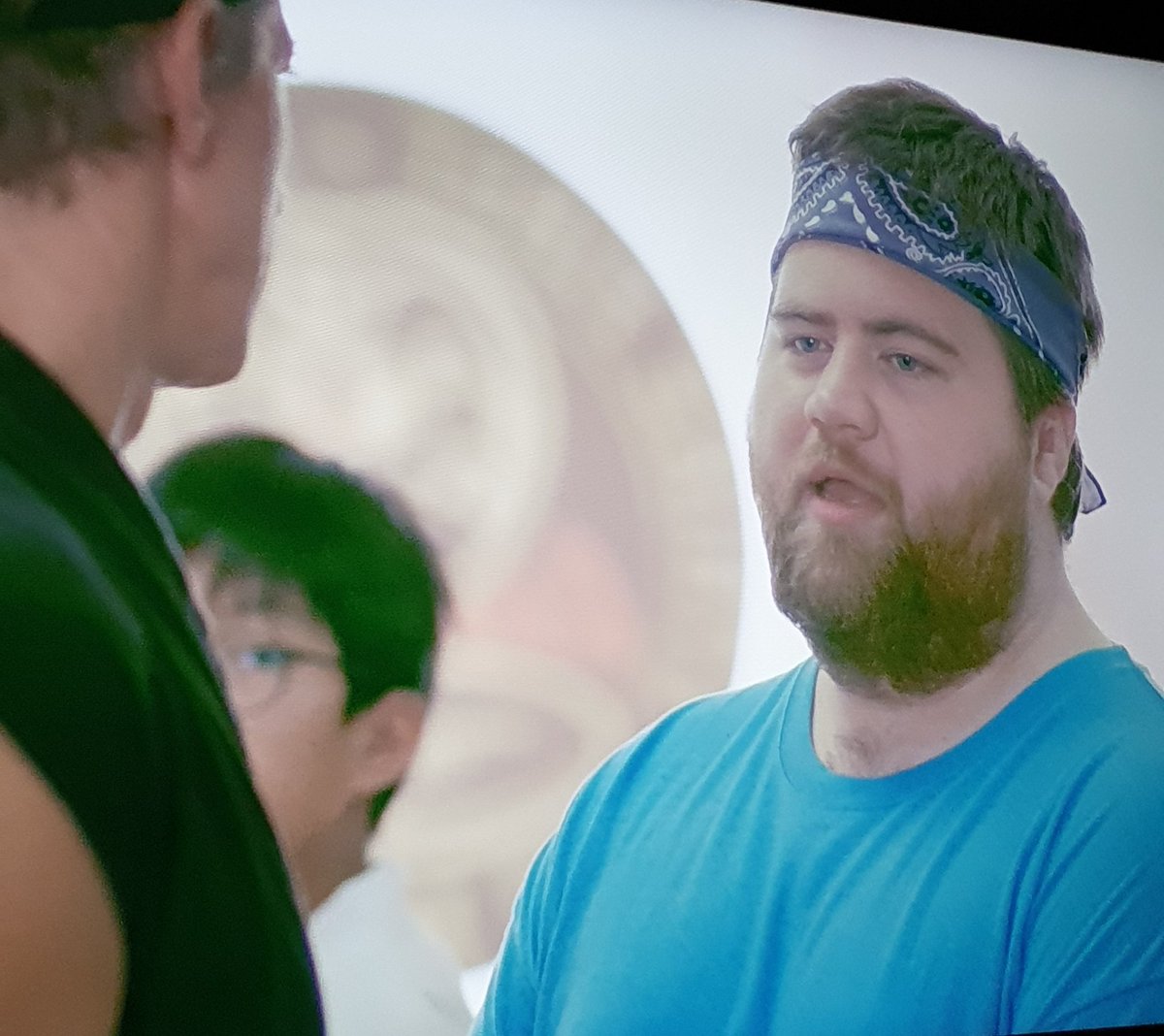Dont you just love @PaulWHauser i loved him in #kingdom and now watching #CobraKai and he is fab in this too 😆 xx