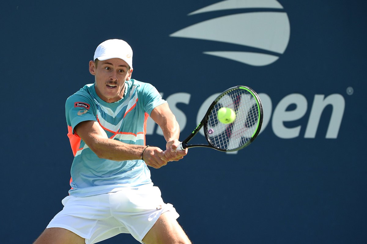 It must be the 'stache.π
@alexdeminaur defeats Karen Khachanov in a five setter 6-4, 0-6, 4-6, 6-3, 6-1.
#USOpen https://t.co/ZasdTH3oMI