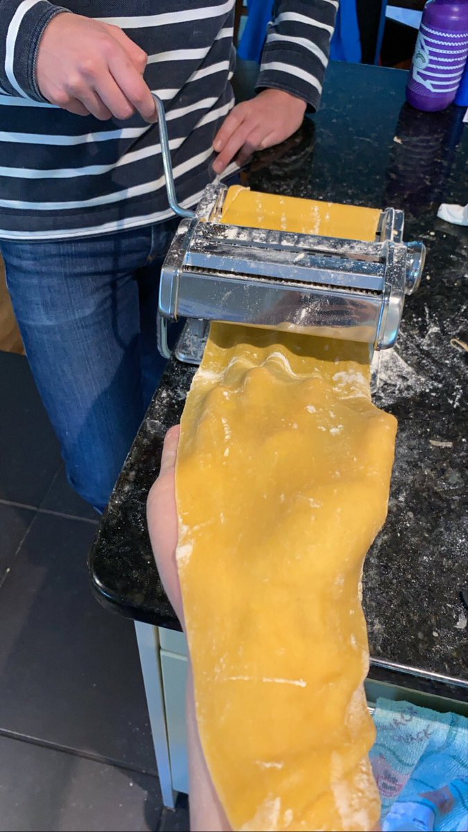 SimonTillyer's tweet photo. @jamieoliver bestest daughter, Molly, has tonight created a pasta masterpiece and nailed it https://t.co/A4HXm1eh5I