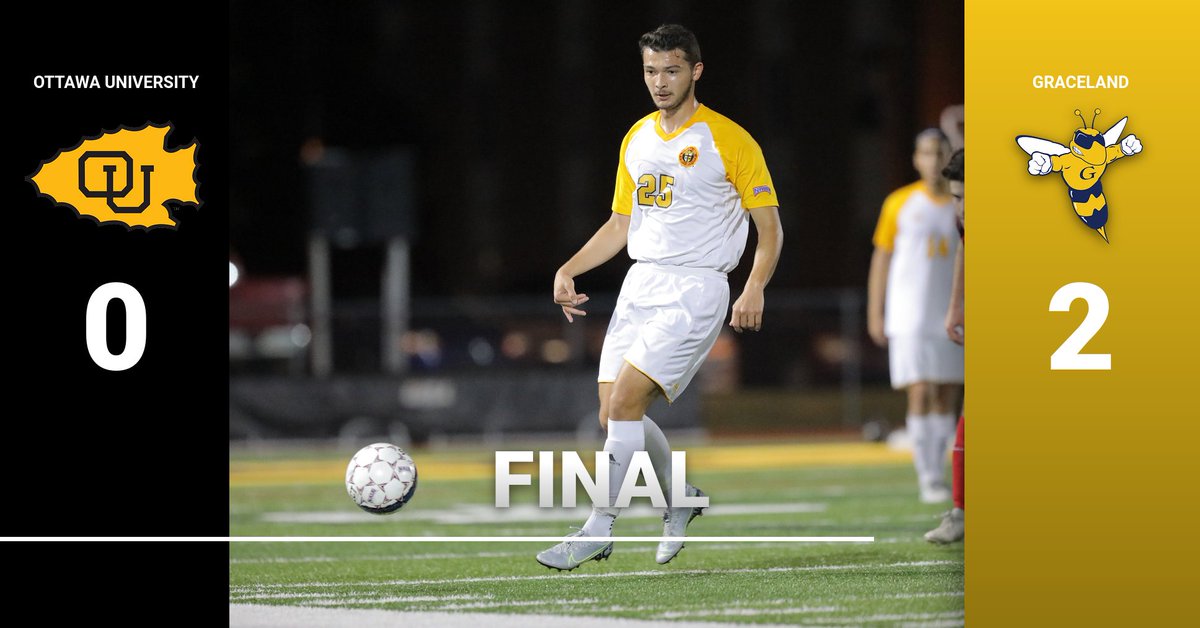 .<a href="/ottawamensoccer/">Ottawa Men’s Soccer</a> comes up short against <a href="/GUjackets/">Graceland Athletics</a>, 2-0. #BraveNation