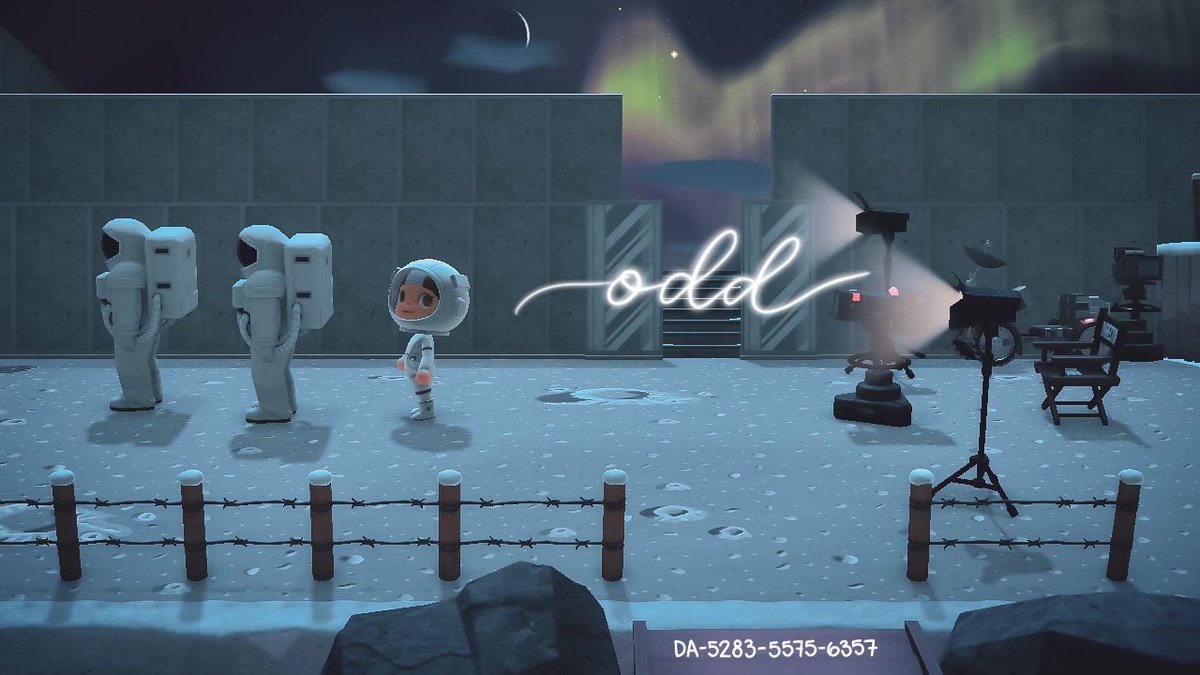 animaycrossing's tweet photo. *+:｡.｡Odd｡.｡:+* 
Incredibly designed, this island is (literally) out of this world. Make a moon landing on Odd.

Odd designed by @oddcrossings 
DA-5283-5575-6357

#acnh #animalcrossing #dreamaddress https://t.co/ZCuigrUmNL