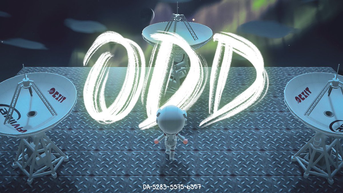 animaycrossing's tweet photo. *+:｡.｡Odd｡.｡:+* 
Incredibly designed, this island is (literally) out of this world. Make a moon landing on Odd.

Odd designed by @oddcrossings 
DA-5283-5575-6357

#acnh #animalcrossing #dreamaddress https://t.co/ZCuigrUmNL