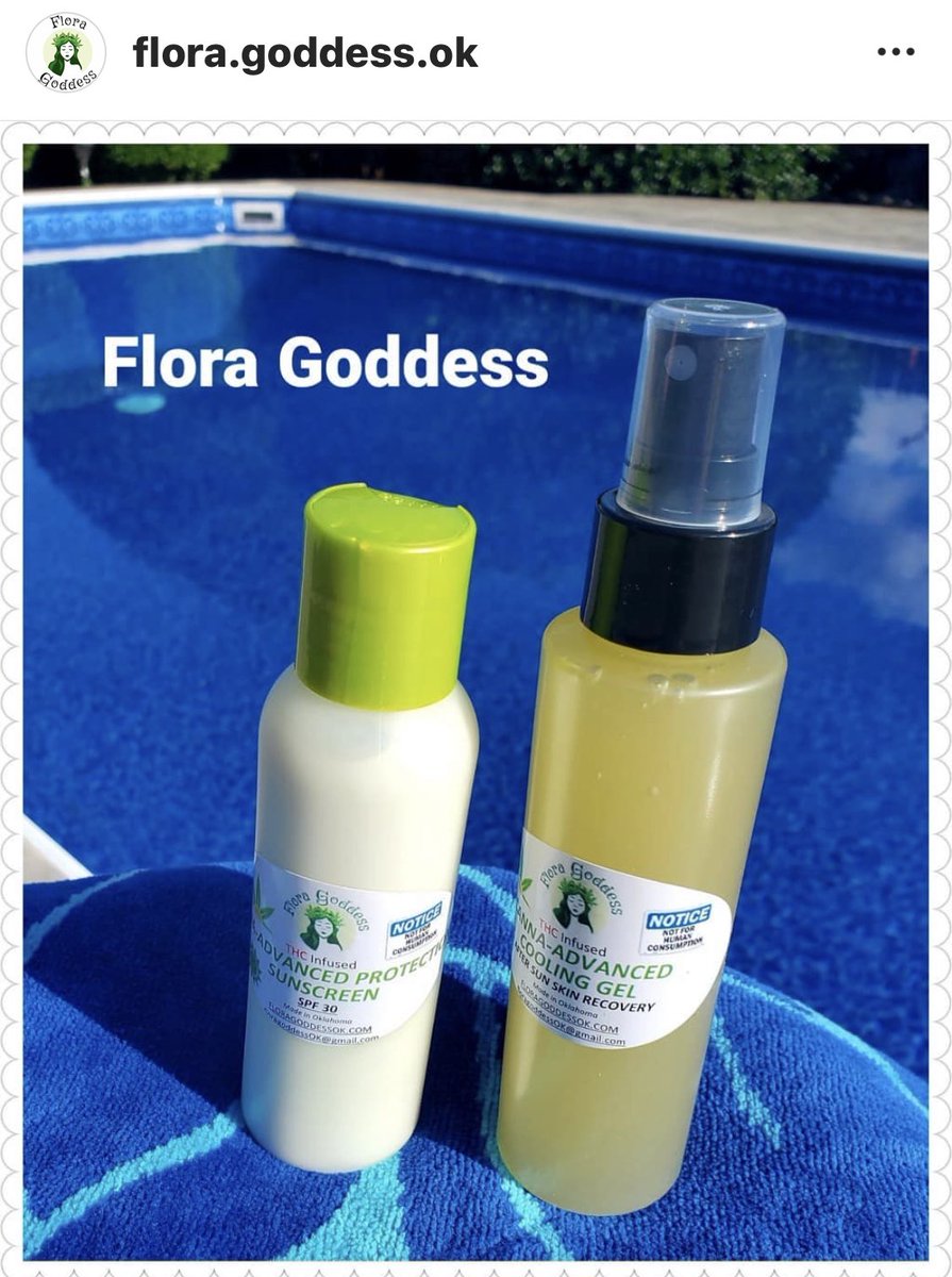 FloragoddessOK's tweet photo. Try our #sunscreen &amp; #aloe #coolingel https://t.co/PP0AckfGYo