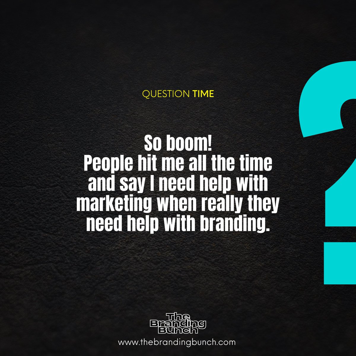 theideanaire's tweet photo. What the hell is branding? #30daysofthread https://t.co/wdDpefFFuS