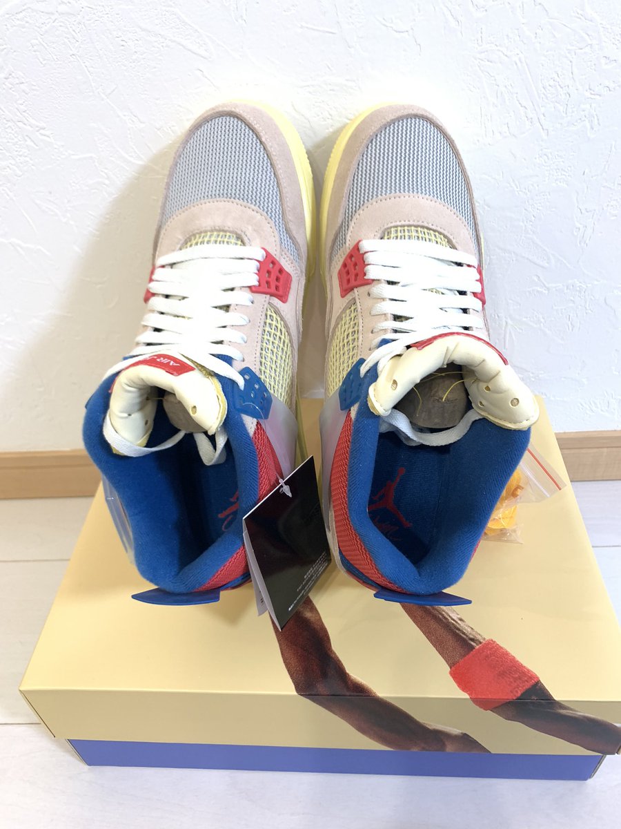 chantaro_0117's tweet photo. #NIKE #ナイキ  #GOTEM #AIRJORDAN #AIRJORDAN4 #AJ #AJ4 #ジョーダン #ジョーダン4 #エアジョーダン4 #GUAVAICE #GUAVA  #UNION #ユニオン #スニーカー #スニーカーヘッズ #スニーカー好きな人と繋がりたい https://t.co/gFB1JJef4d