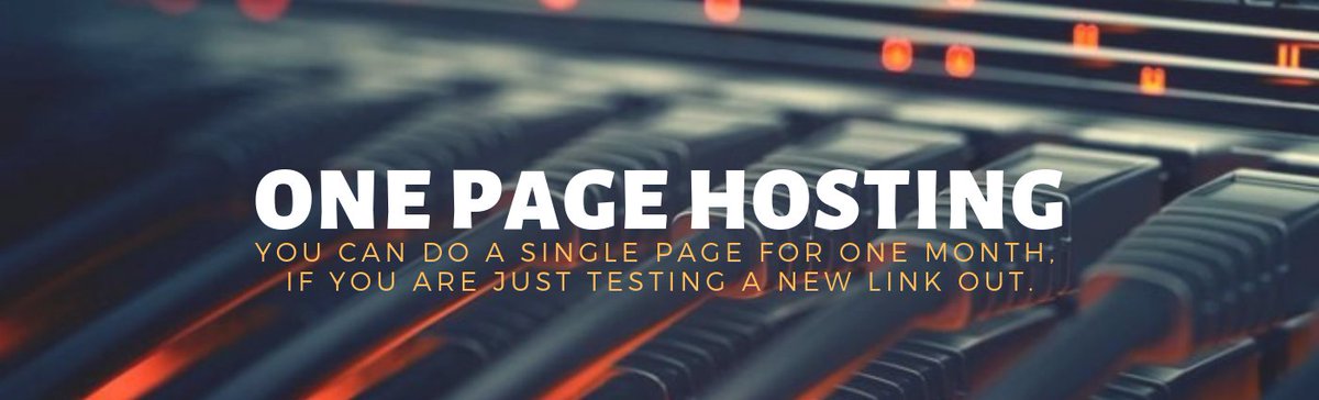 ProgressOne10's tweet photo. #WebHosting #QualityHosting #WebService #HostingService #web #service #web #business #today #hosting #code #domain #internet #webpage #Blog #Splashpage #Page #Test

If you have a splash page you need to host somewhere.
You need One Page Hosting!

https://t.co/3Z6SZ1Qmiv https://t.co/f3ofKlLvze