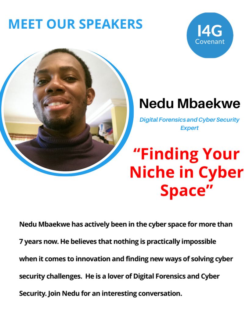 CovenantI4G's tweet photo. Ever wanted to step into tech and don't know where to start from?  Click the link - https://t.co/cWm7oBCXr7 and
 Join us at our Meet and Greet as @nedu_mbaekwe joins us at I4GCovenant. It's sure to be a blast. @EbukaMic @mesoblow @this_haneefah https://t.co/eFuyXni33Q