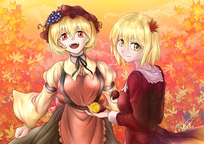 「秋がくる」

#秋姉妹
#東方Project 